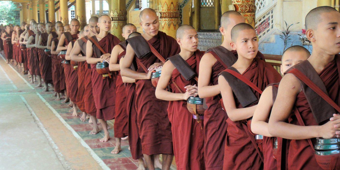 Buddhist-Monks-Alms-Myanmar