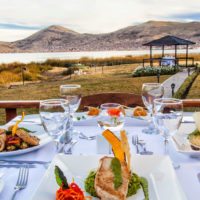 Dinner-at-lake-Titicaca-Peru