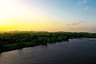 Panama-Canal-Sunset