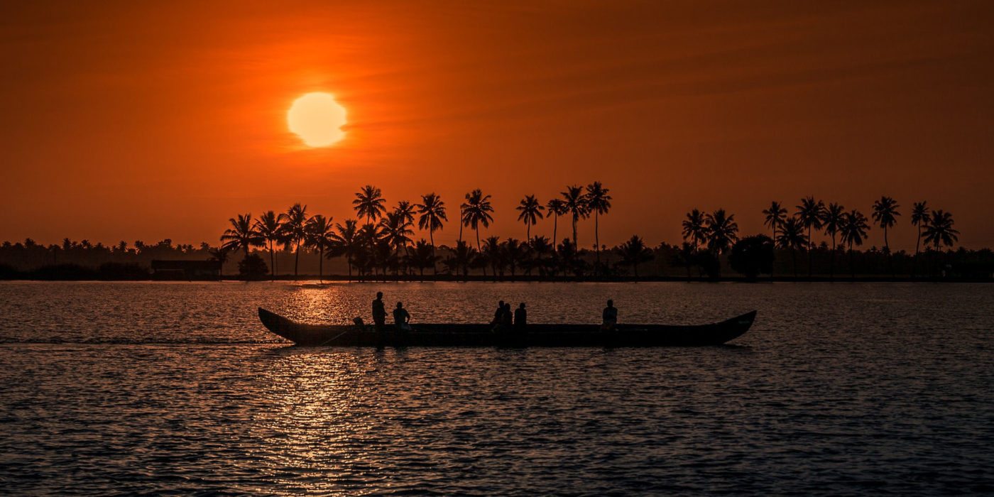 sunset-alleppey-india