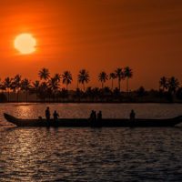 sunset-alleppey-india