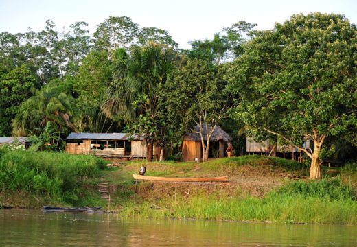 Native-village-Amazon-river-Colombia