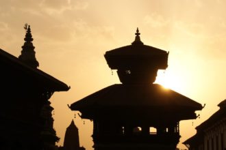 kathmandu-nepal-silhouette