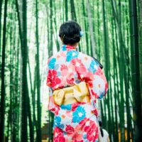 kamakura-bamboo-Japan-woman