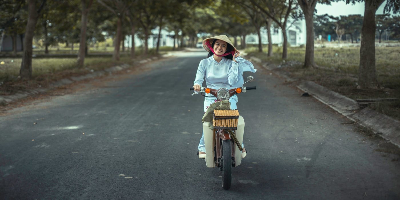 woman-moped-asia-vehicle-transport