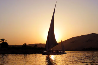egypt-nile-sail-boat-sunset