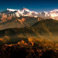 Mountain Nepal Travel Nature Outdoor Sunrise
