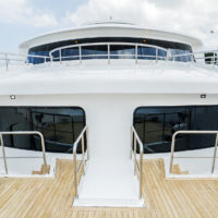 The Galapagos Elite cruise ecuador Front view terrace