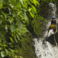 Luxury Vacation in Costa Rica waterfal rapeling